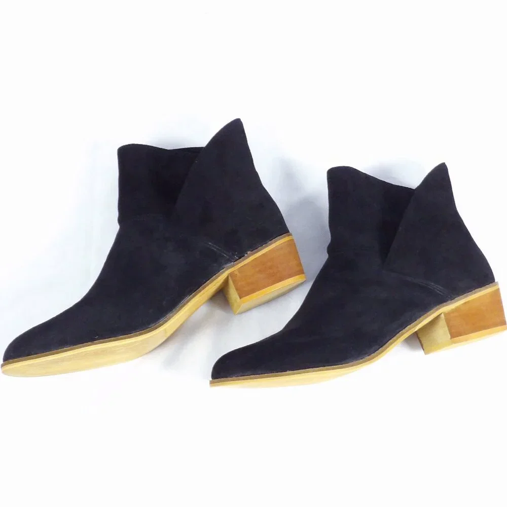 Corkys Hey Girl SPILL THE TEA Black Envelope Ankle Bootie Size 10 New in Box - Picture 3 of 11